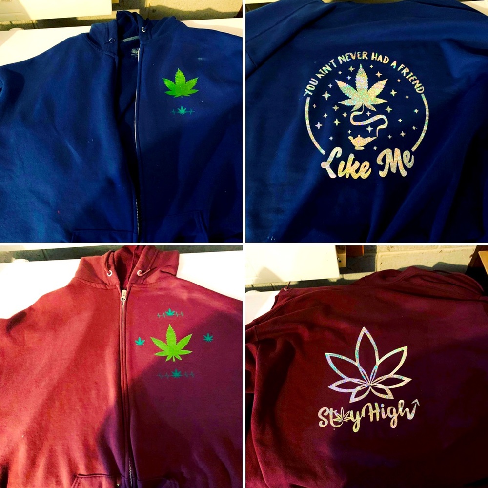 Zip-up hoodies